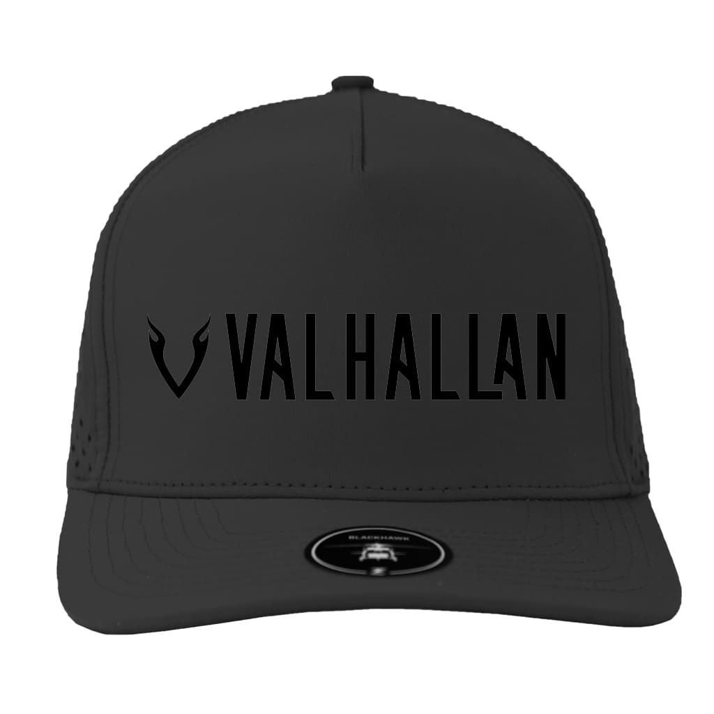 Valhallan Zapped Black - Black Stitch