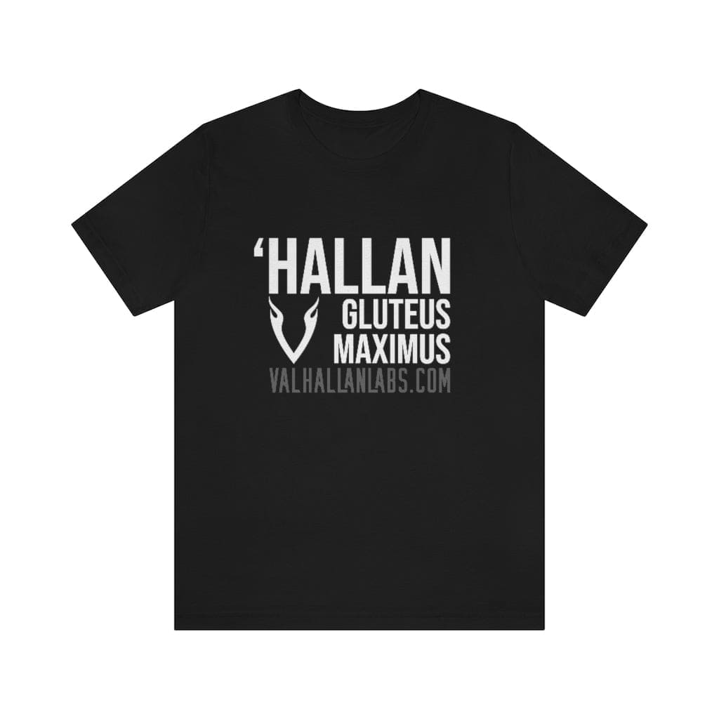 Valhallan ‘Hallan Gluteus Maximus T-Shirt - Black / XS