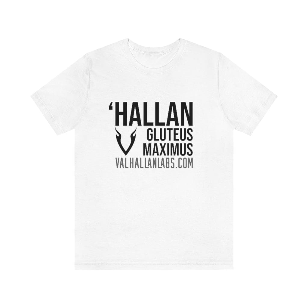 Valhallan ‘Hallan Gluteus Maximus T-Shirt - White / L